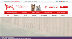 Desktop Screenshot of discountdogfence.com.au